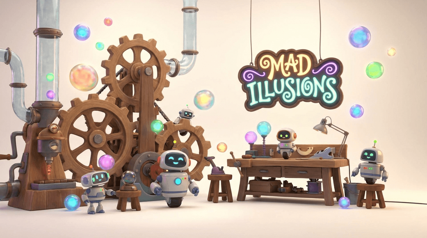 A cosy, imaginative Mad Illusions production scene